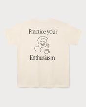 Load image into Gallery viewer, TPG – Catharsis Practice your Enthusiasm – T-Shirt white
