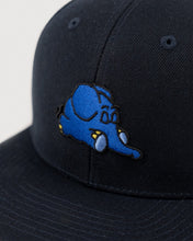 Load image into Gallery viewer, L&amp;L – Elefant Nap – &#39;92 Snapback navy Size: ONE SIZE
